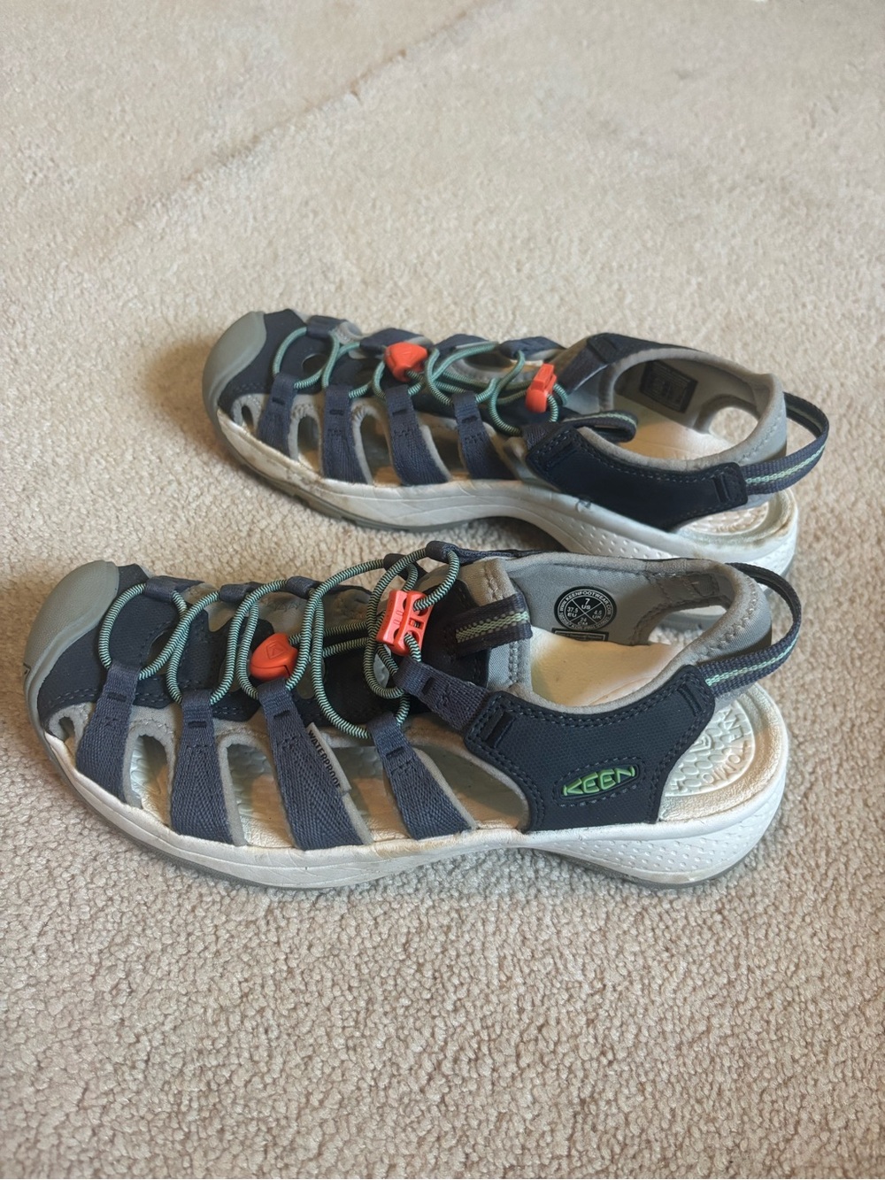 Keen Navy, Gray and Mint Green Outdoor Sport Sandals